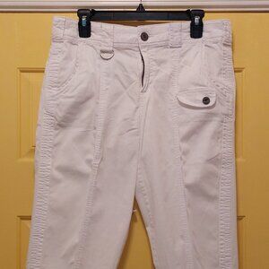 White Cargo Capri Pants by Style & Co  Sz 12